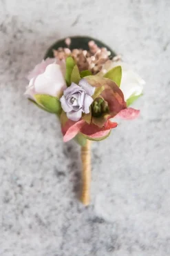 Ansteckblume mit bunten Stoffblüten>Esperanza New