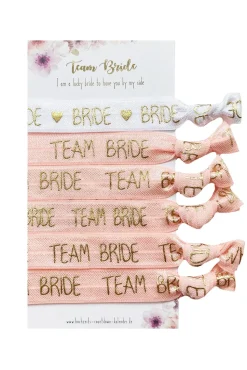 Armbandset "Team Bride" für den Junggesellinnenabschied>Hochzeitscountdown Discount