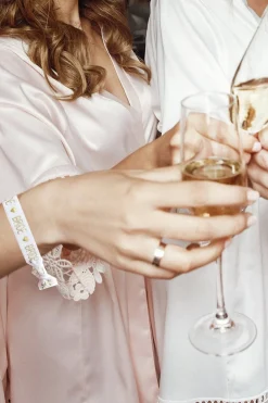 Armbandset "Team Bride" für den Junggesellinnenabschied>Hochzeitscountdown Discount