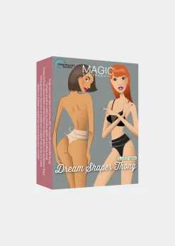 Beigefarbener Tanga mit Shape-Effekt – Dream Shaper Thong><noscript><img width=