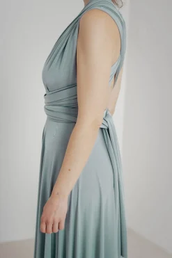 Bodenlanges Brautjungfernkleid – Ballgown Cucumber><noscript><img width=