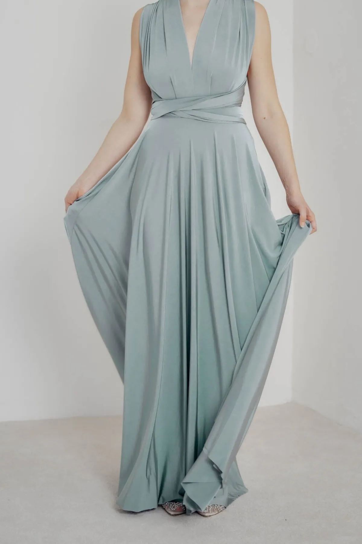 Bodenlanges Brautjungfernkleid – Ballgown Cucumber>twobirds Hot
