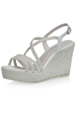 Bohemian Espadrilles - Quinty Perle Braided><noscript><img width=