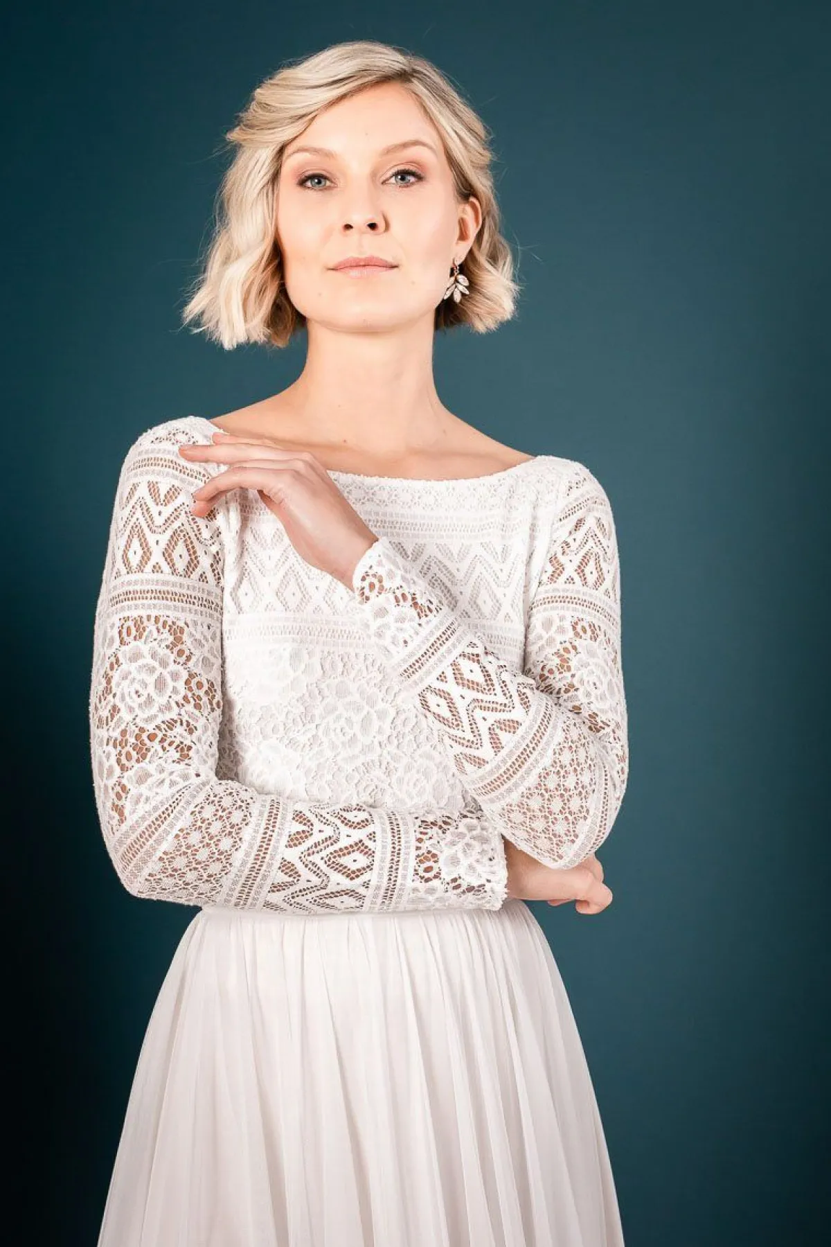 Braut Body mit Spitze im Boho-Look – Violet>noni Hot