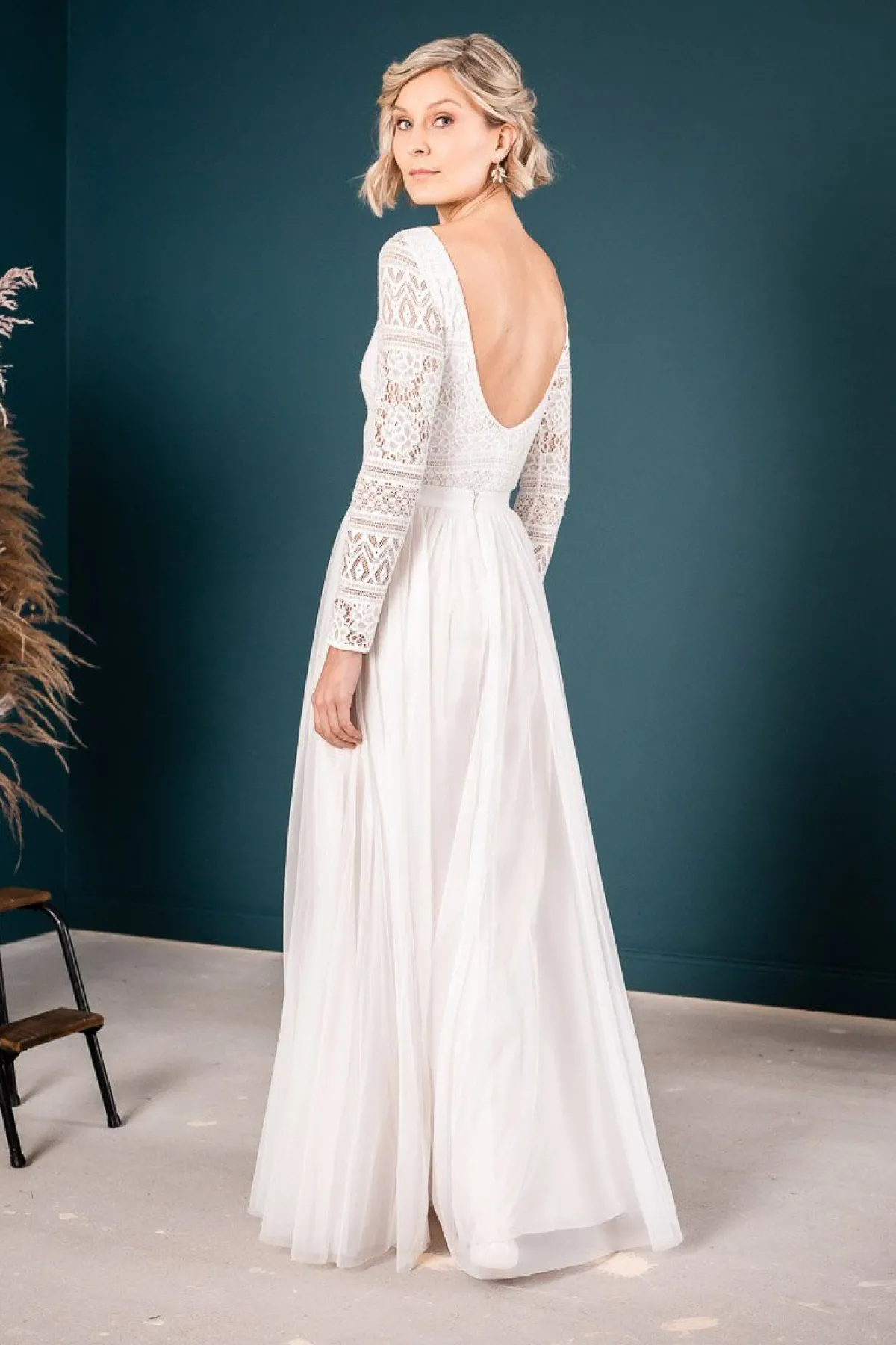 Braut Body mit Spitze im Boho-Look – Violet>noni Hot