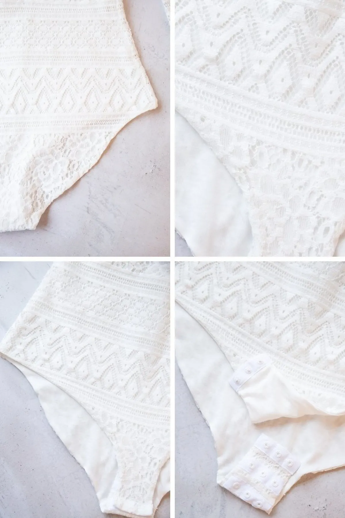 Braut Body mit Spitze im Boho-Look – Violet>noni Hot