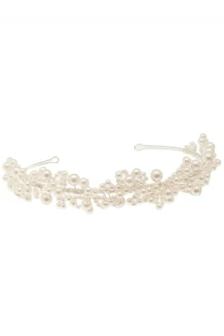 Braut Diadem mit Perlen in Ivory>Poirier Best