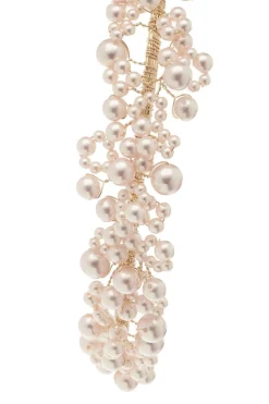 Braut Diadem mit rosafarbenen Perlen><noscript><img width=