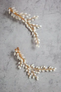 Braut Haarklammer, Haarschmuck mit Opalsteinen>La Chia New