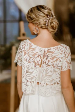 Braut Haarschmuck, Haarspange mit Strass und Kristall><noscript><img width=