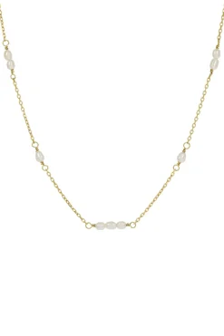 Braut Halskette mit kleinen Perlen – Celine><noscript><img width=