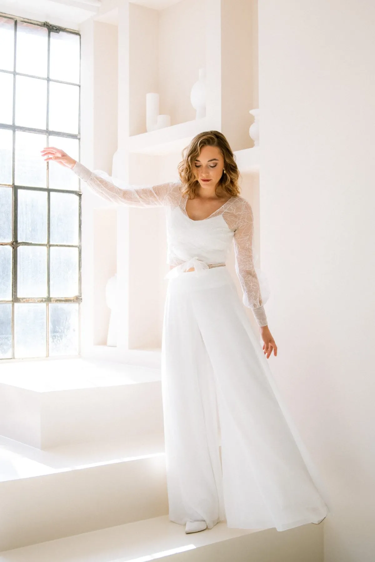 Braut Hose aus Chiffon – Nivis>noni