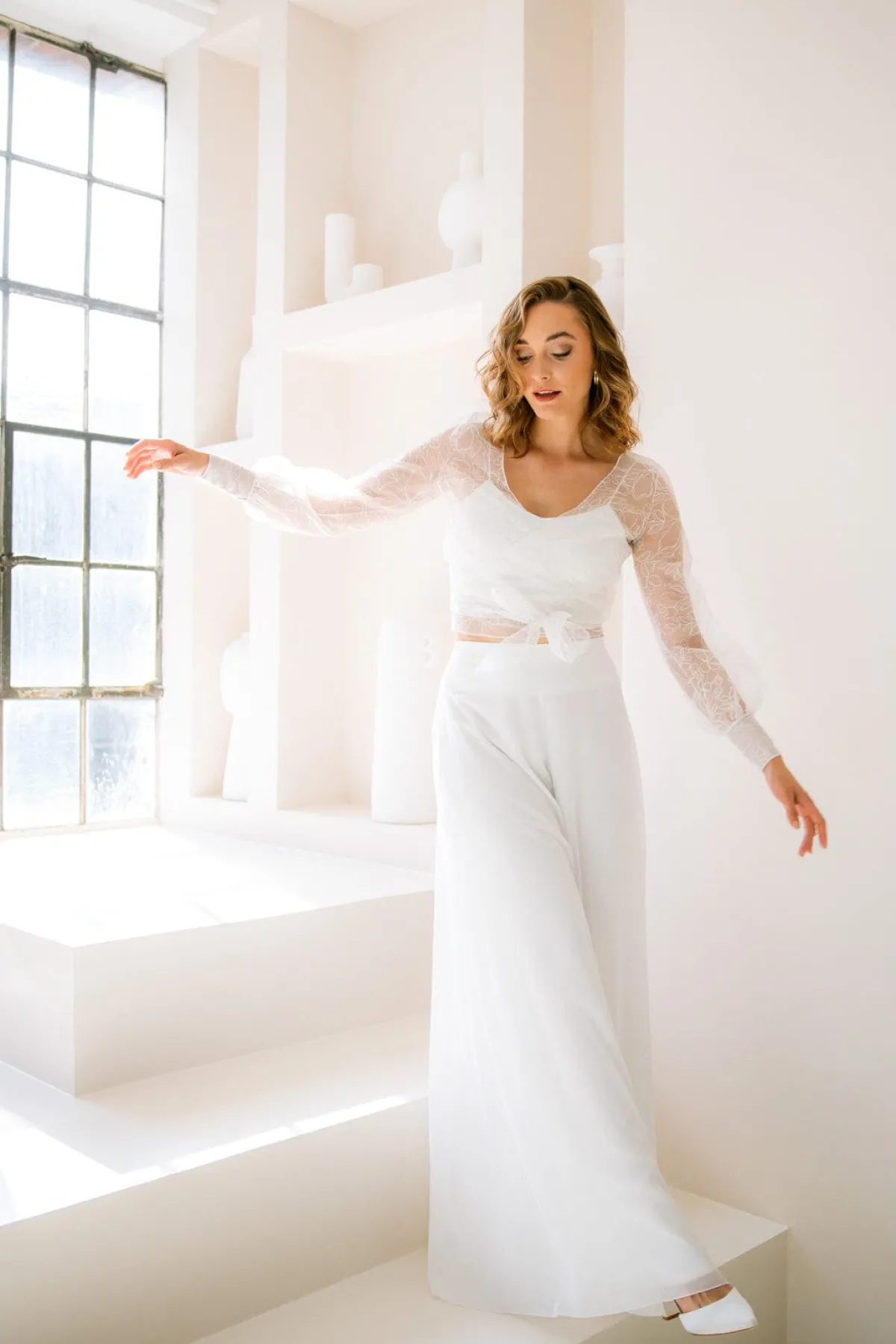 Braut Hose aus Chiffon – Nivis>noni