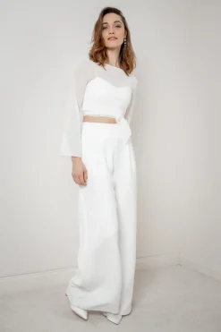Braut Hose mit weitem Bein – Zari>noni Outlet