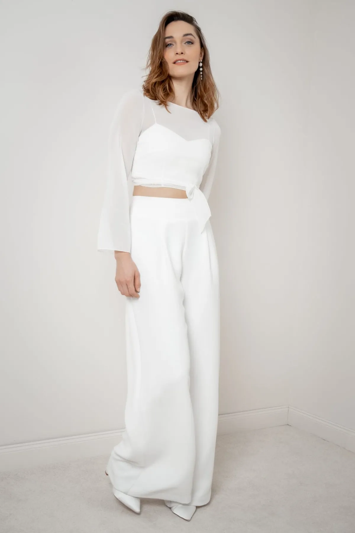 Braut Hose mit weitem Bein – Zari>noni Outlet