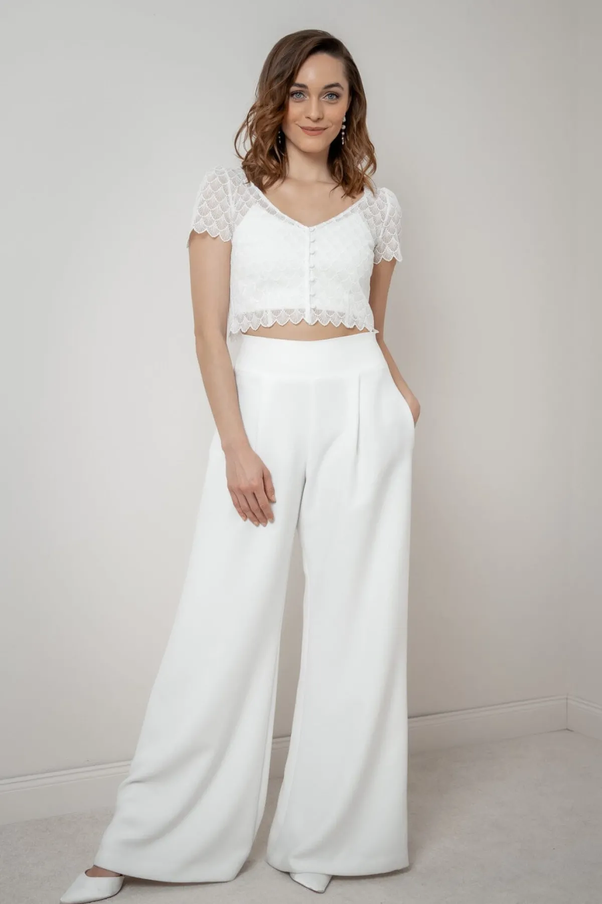 Braut Hose mit weitem Bein – Zari>noni Outlet