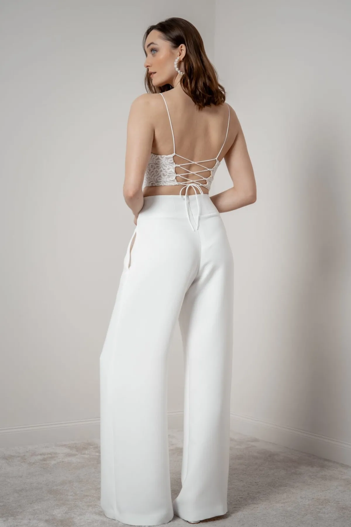 Braut Hose mit weitem Bein – Zari>noni Outlet