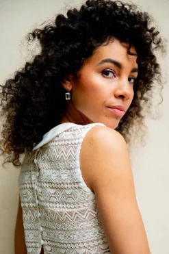 Braut Ohrringe mit großen Kristallen – Icon>Juvelan Hot