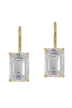 Braut Ohrringe mit großen Kristallen – Icon><noscript><img width=