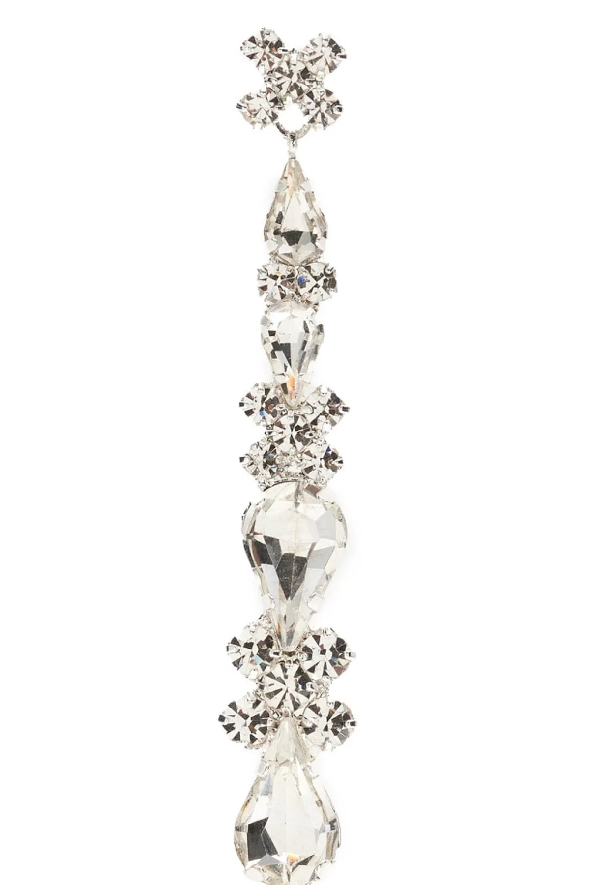 Braut Ohrstecker mit Strass-Anhängern>Poirier Outlet