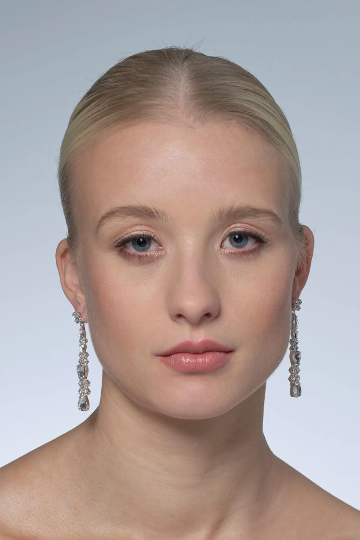 Braut Ohrstecker mit Strass-Anhängern>Poirier Outlet