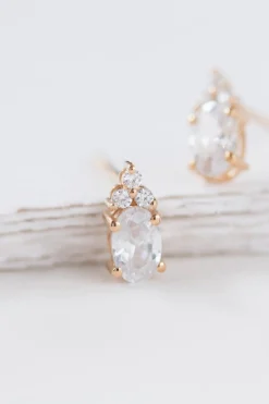 Braut Ohrstecker mit Zirkonia Kristallen - Dazzling Beauty>Juvelan Online