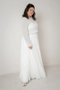 Braut Pullover aus Strickmix – Carli noni>Carla Outlet