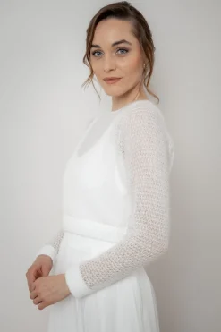 Braut Pullover aus Strickmix – Yosie>noni Hot