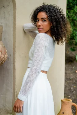 Braut Pullover aus Strickmix – Yosie><noscript><img width=