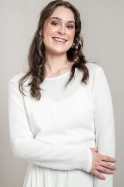 Braut Pullover mit Rückenausschnitt>Bianco Evento