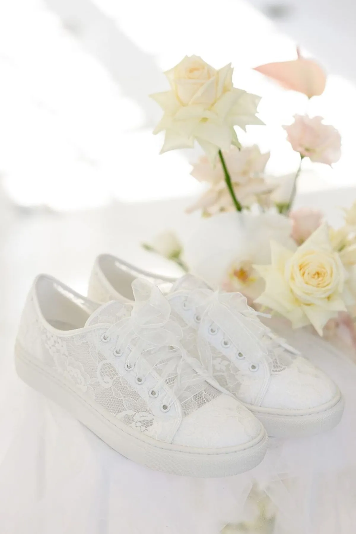 Braut Sneakers mit Blumenspitze – Nadine | G.Westerleigh>G. Westerleigh New
