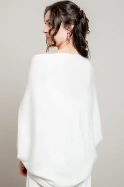 Braut Strickjacke aus Kaschmir mit weiten Ärmeln>Poirier Outlet