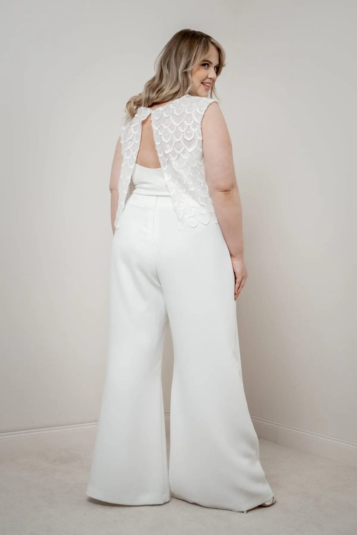 Braut Top aus Paillettenspitze – Eske Curvy>noni