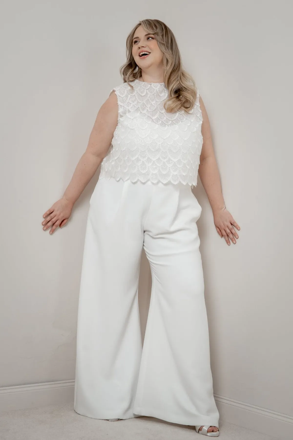 Braut Top aus Paillettenspitze – Eske Curvy>noni