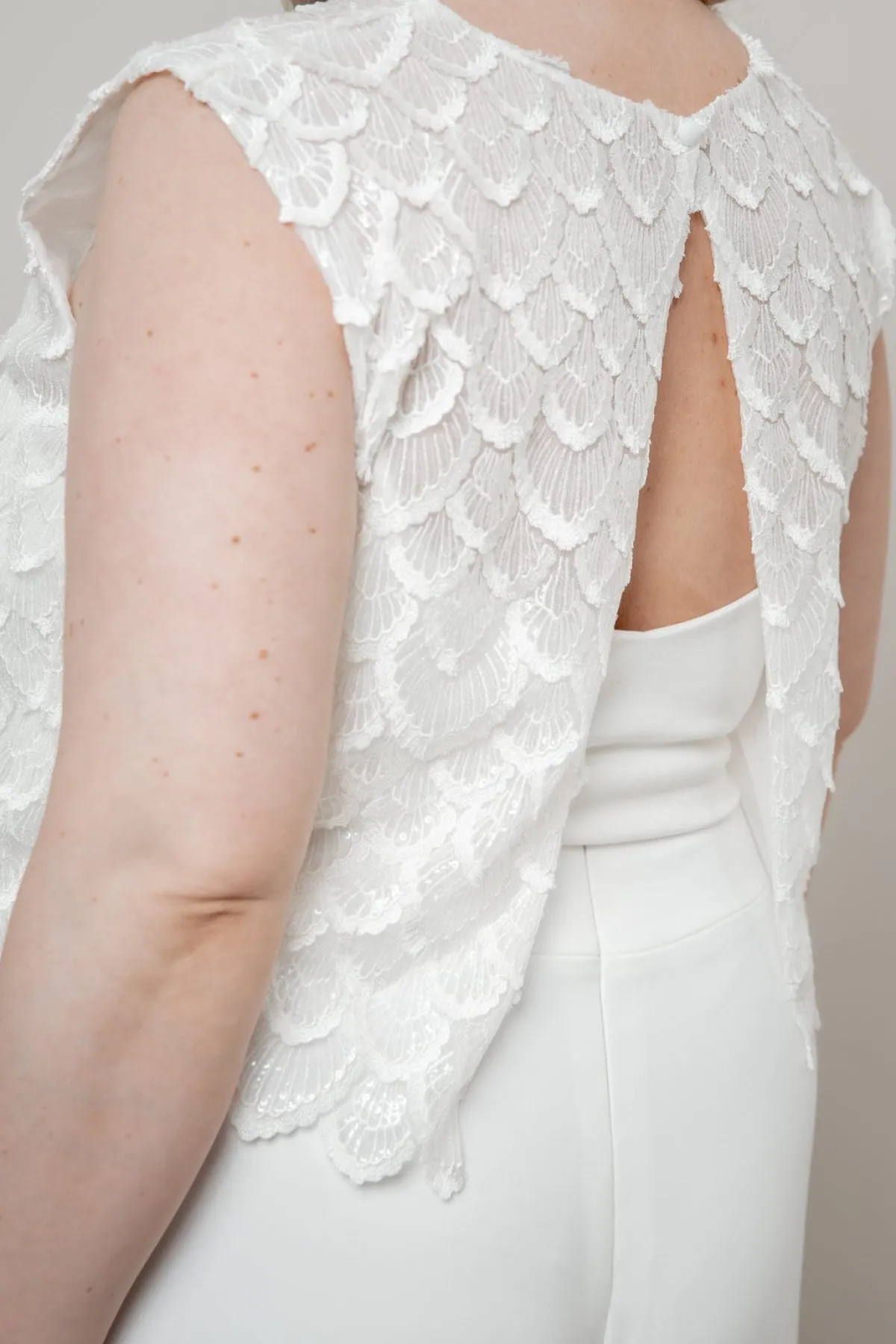 Braut Top aus Paillettenspitze – Eske Curvy>noni