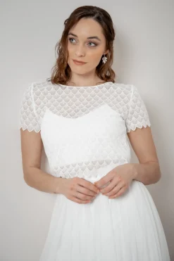 Braut Top aus Vintage-Spitze – Doli>noni Sale