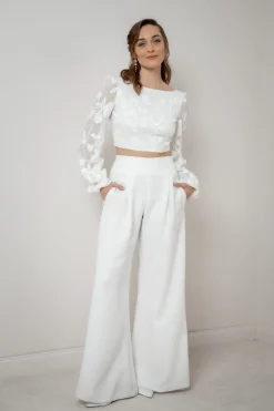 Braut Top mit Blumenmuster – Laina><noscript><img width=