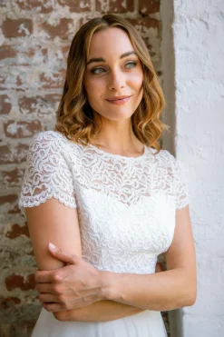 Braut Top mit Rückendetail – Zadie>noni Hot