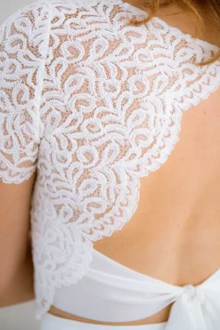 Braut Top mit Rückendetail – Zadie><noscript><img width=