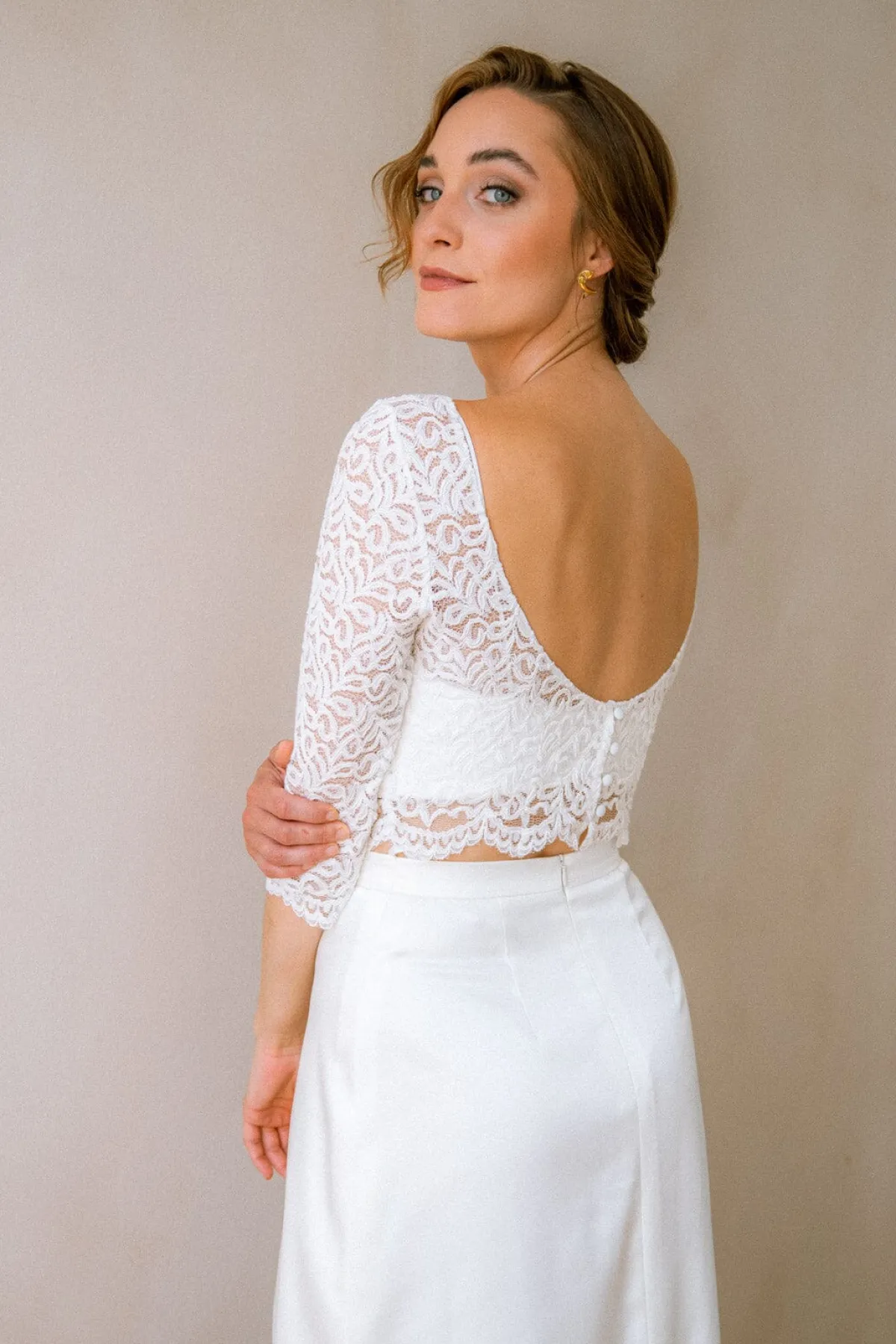 Braut Top mit tiefem Rücken – Florens>noni New