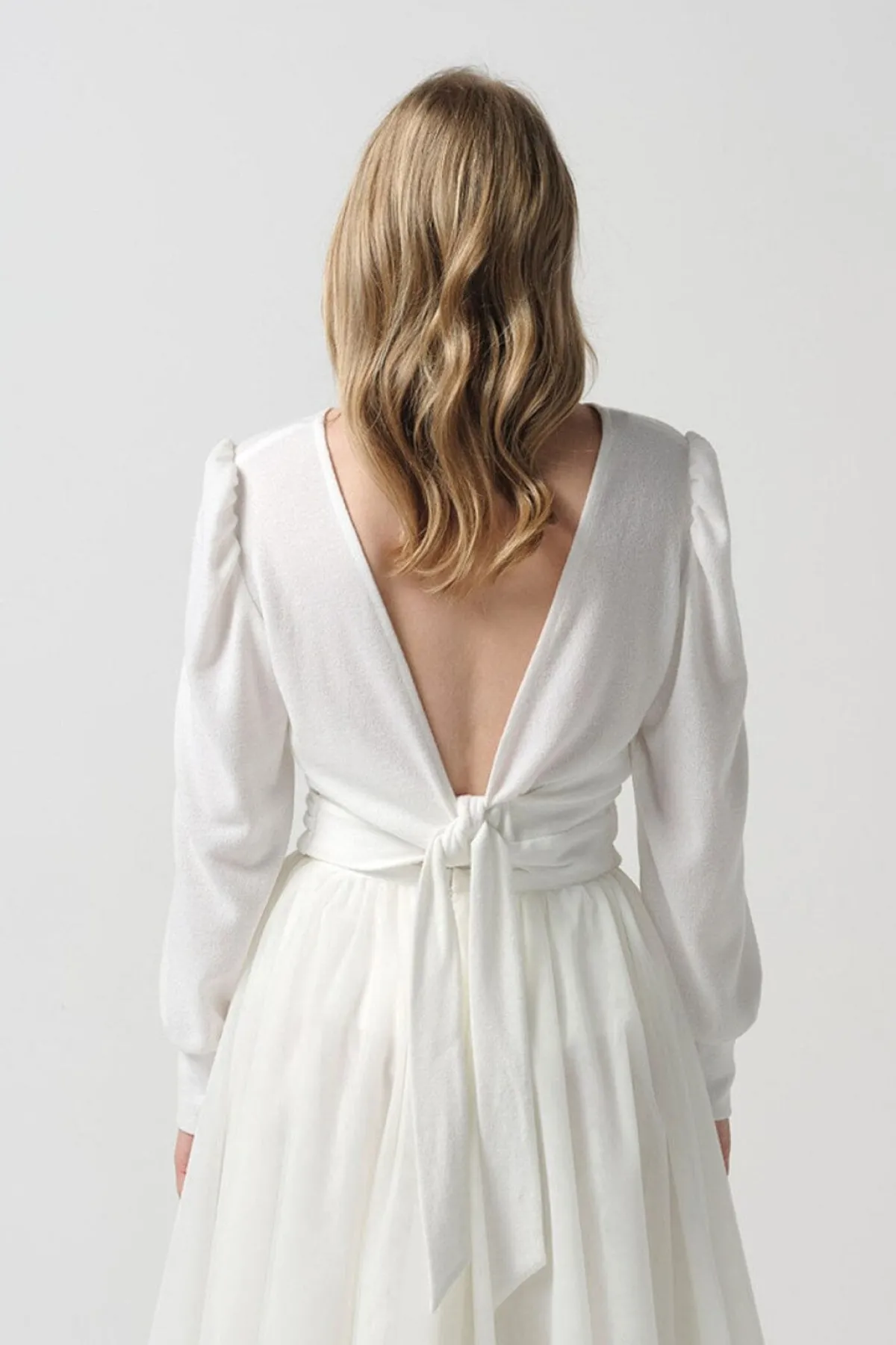 Braut Wickeltop mit Rückenausschnitt>Poirier Online