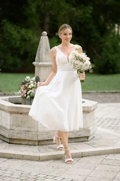 Brautsandale mit geflochtenem Riemen – Ivy | G.Westerleigh><noscript><img width=