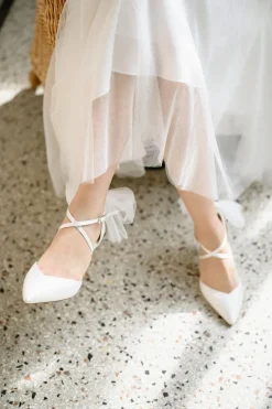 Brautschuh mit abnehmbarer Schleife – Florence | G.Westerleigh>G. Westerleigh Sale