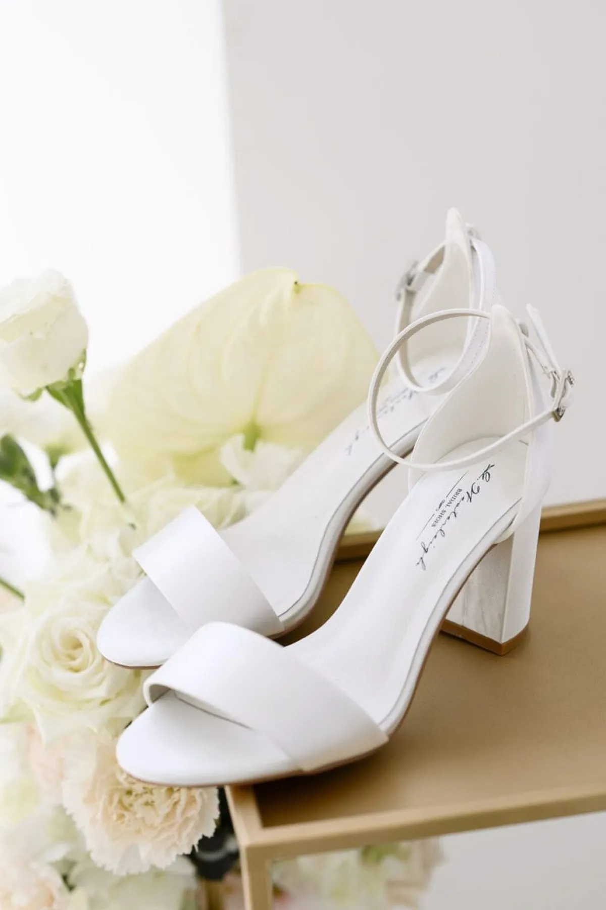 Brautschuh mit Blockabsatz – Belle Ivory Satin | G.Westerleigh>G. Westerleigh New
