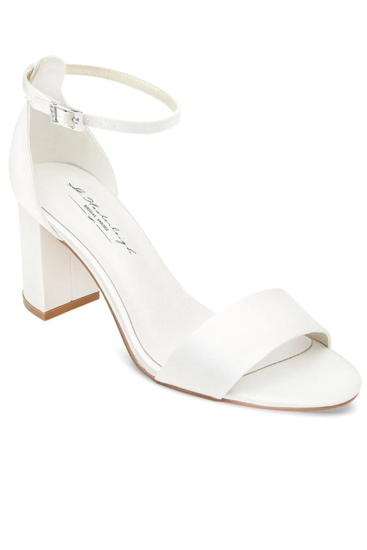 Brautschuh mit Blockabsatz – Belle Ivory Satin | G.Westerleigh>G. Westerleigh New