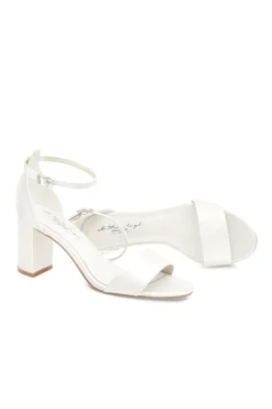 Brautschuh mit Blockabsatz – Belle Ivory Satin | G.Westerleigh><noscript><img width=