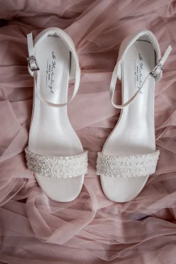 Brautschuh mit Perlen – Lauren Ivory Satin | G.Westerleigh><noscript><img width=