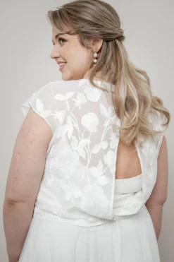 Chiffon-Braut Top – Eniz Curvy>noni Clearance