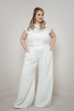 Chiffon-Braut Top – Eniz Curvy><noscript><img width=