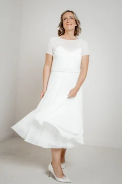 Chiffonrock in Midi-Länge – Emmi><noscript><img width=